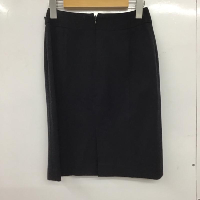 ニューヨーカー NEWYORKER スカート ひざ丈スカート 無地 黒 / ブラック /  レディース USED 古着 中古 10151231