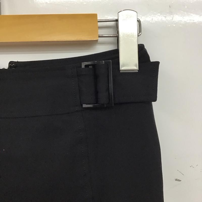 ニューヨーカー NEWYORKER スカート ひざ丈スカート 無地 黒 / ブラック /  レディース USED 古着 中古 10151231