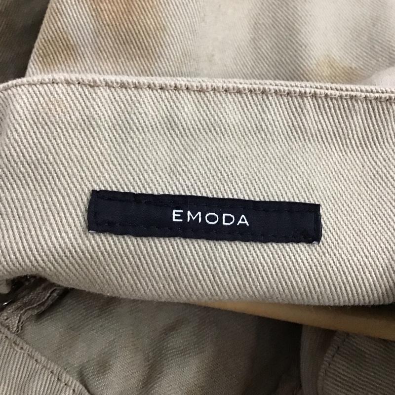 エモダ EMODA ワンピース ミニスカート 042510370001 アシンメトリーデニムミニワンピース タグ付 S 無地 ベージュ / ベージュ /  レディース USED 古着 中古 10151243