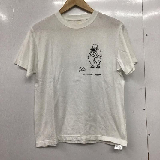 キーン KEEN Tシャツ 半袖 S ロゴ、文字 X プリント 白 / ホワイト /  レディース USED 古着 中古 10151245