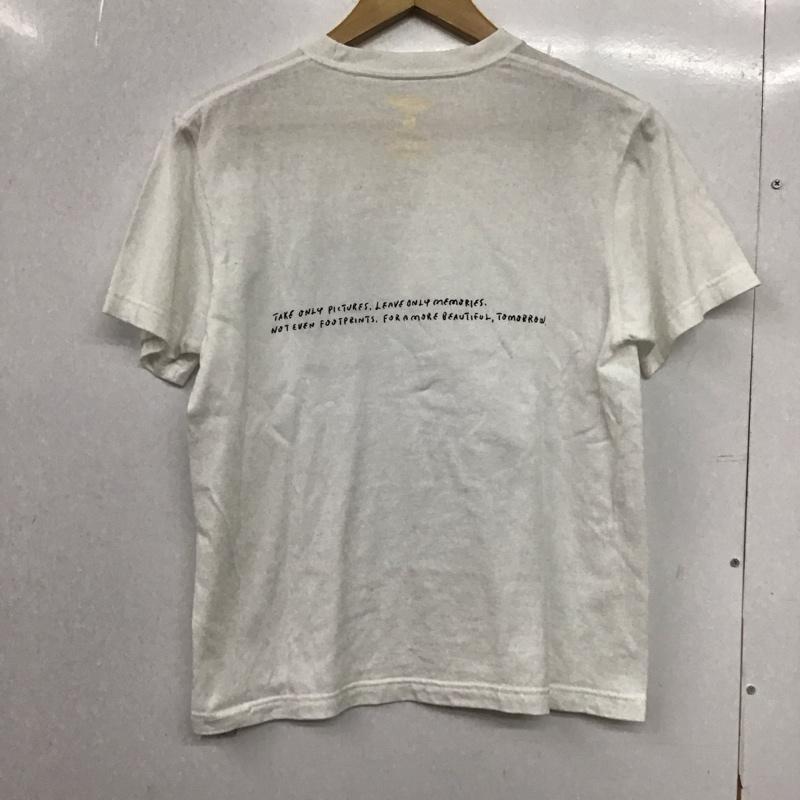 キーン KEEN Tシャツ 半袖 S ロゴ、文字 X プリント 白 / ホワイト /  レディース USED 古着 中古 10151245