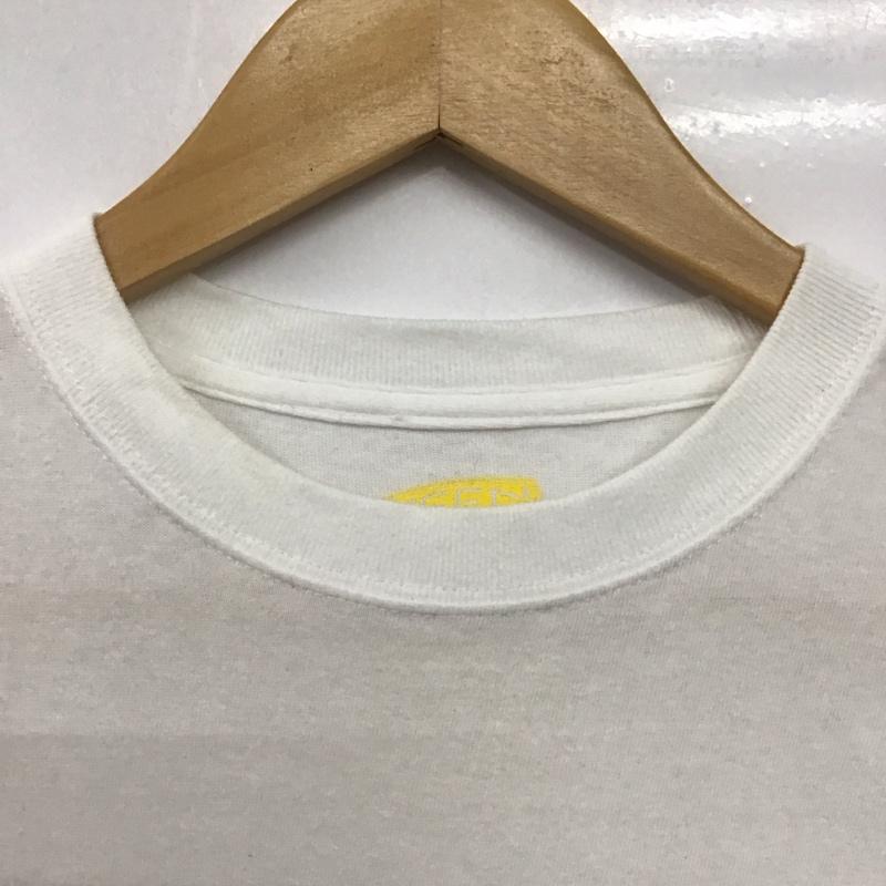 キーン KEEN Tシャツ 半袖 S ロゴ、文字 X プリント 白 / ホワイト /  レディース USED 古着 中古 10151245