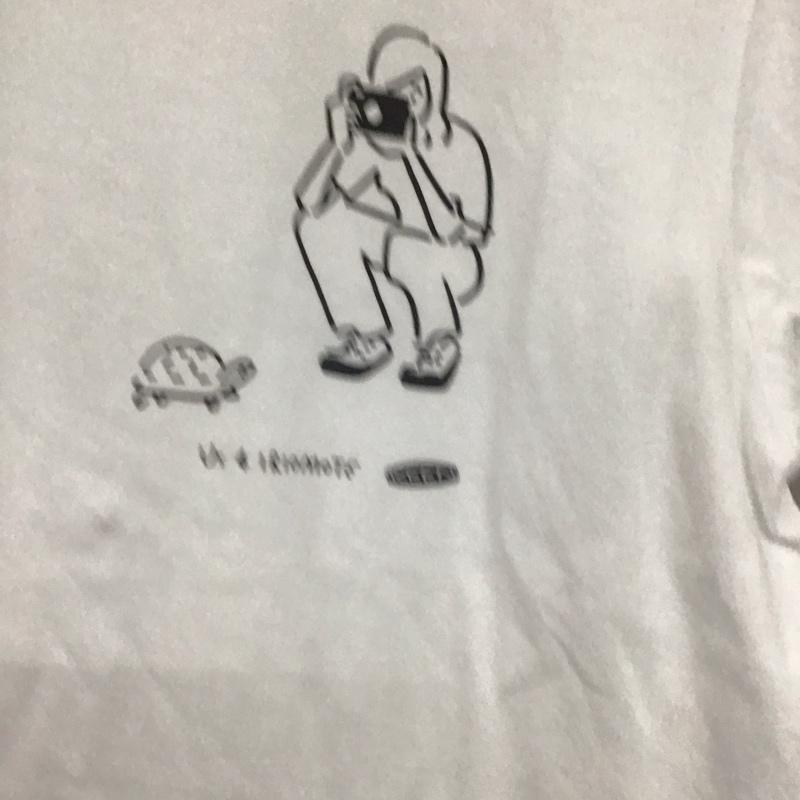 キーン KEEN Tシャツ 半袖 S ロゴ、文字 X プリント 白 / ホワイト /  レディース USED 古着 中古 10151245