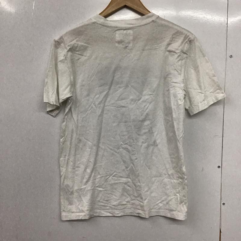 アニエス・ベー agnes b. Tシャツ 半袖 ADAM ET ROPE M ロゴ、文字 X プリント 白 / ホワイト /  レディース USED 古着 中古 10151246