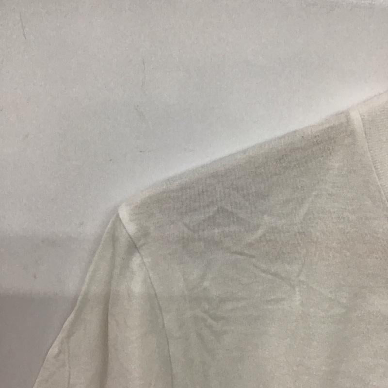 アニエス・ベー agnes b. Tシャツ 半袖 ADAM ET ROPE M ロゴ、文字 X プリント 白 / ホワイト /  レディース USED 古着 中古 10151246