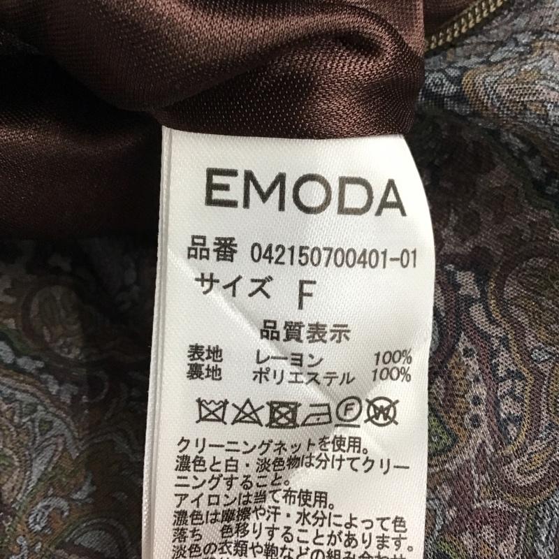 エモダ EMODA パンツ スラックス 042150700401-01 ペイズリールーズストレートパンツ FREE 総柄 X ペイズリー マルチカラー / マルチカラー /  レディース USED 古着 中古 10151249