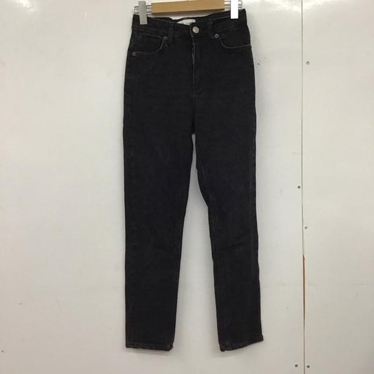 ザラ ZARA パンツ デニム、ジーンズ 34 無地 黒 / ブラック /  レディース USED 古着 中古 10151253