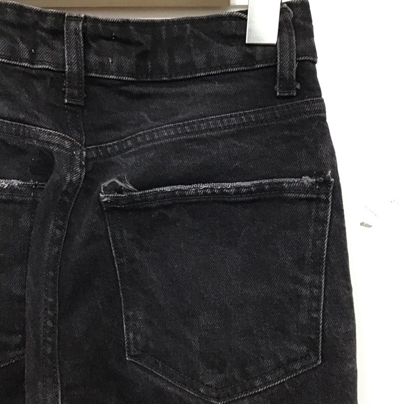 ザラ ZARA パンツ デニム、ジーンズ 34 無地 黒 / ブラック /  レディース USED 古着 中古 10151253