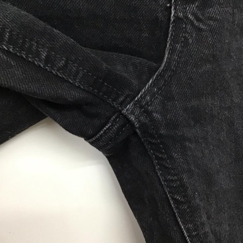 ザラ ZARA パンツ デニム、ジーンズ 34 無地 黒 / ブラック /  レディース USED 古着 中古 10151253
