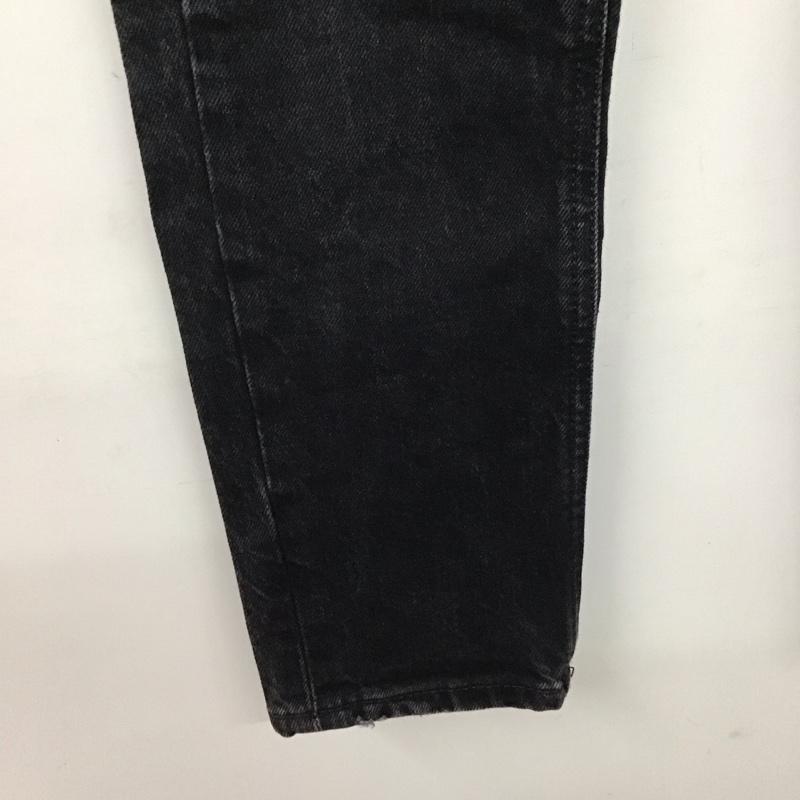 ザラ ZARA パンツ デニム、ジーンズ 34 無地 黒 / ブラック /  レディース USED 古着 中古 10151253