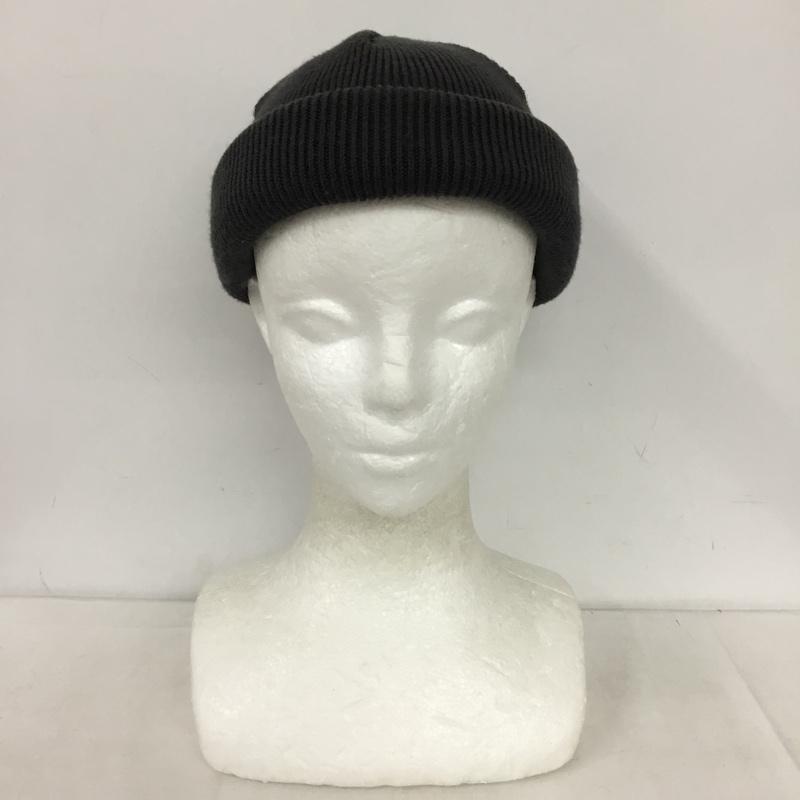 ラカル RACAL 帽子 ニット帽 RL-18-935BY ロール ニットキャップ FREE 無地 黒 / ブラック /  メンズ USED 古着 中古 10151266