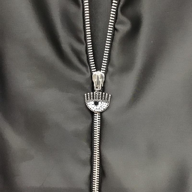 キアラフェラーニ Chiara Ferragni ジャケット、上着 ジャンパー、ブルゾン S 無地 黒 / ブラック /  レディース USED 古着 中古 10151269
