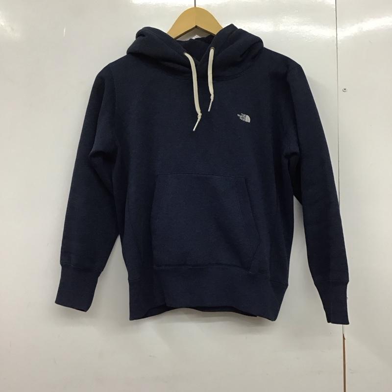 ザノースフェイス THE NORTH FACE パーカー 長袖 S 無地 X ロゴ、文字 紺 / ネイビー /  レディース USED 古着 中古 10151271