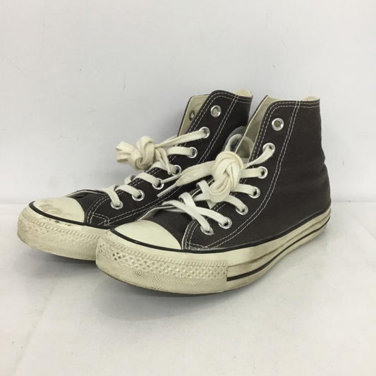 コンバース CONVERSE スニーカー スニーカー 1SC327 ALL STAR US COLORS HI 23.5cm 23.5cm ロゴ、文字 チャコールグレー / チャコールグレー /  レディース USED 古着 中古 10151276