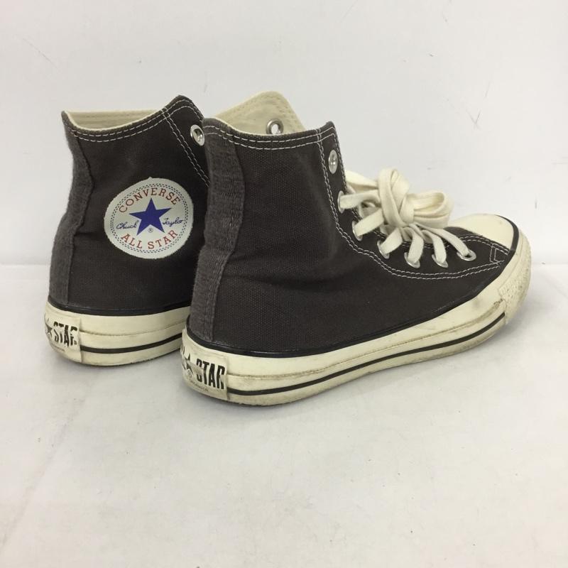 コンバース CONVERSE スニーカー スニーカー 1SC327 ALL STAR US COLORS HI 23.5cm 23.5cm ロゴ、文字 チャコールグレー / チャコールグレー /  レディース USED 古着 中古 10151276