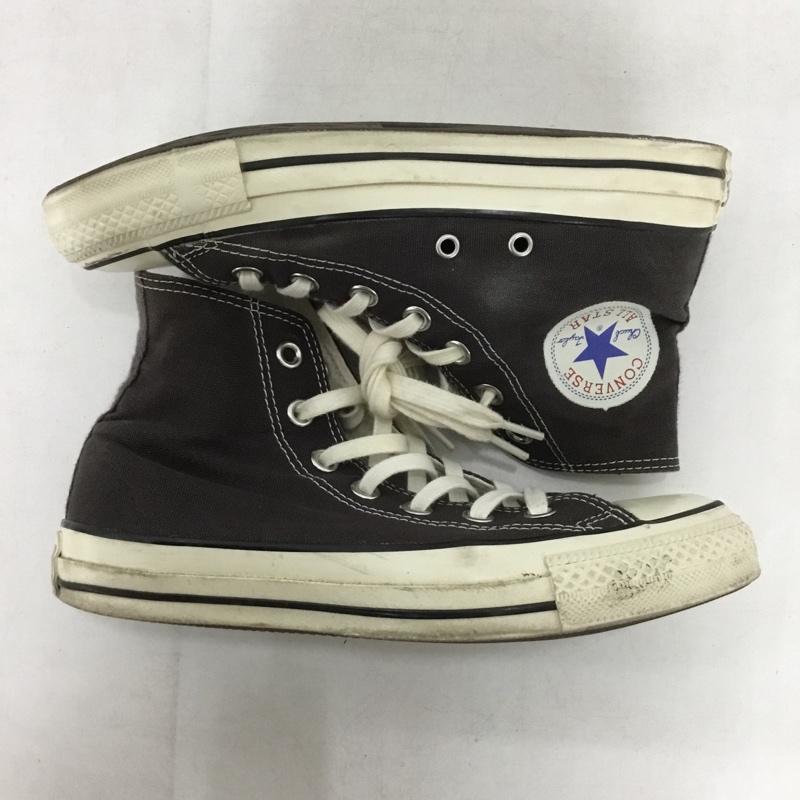 コンバース CONVERSE スニーカー スニーカー 1SC327 ALL STAR US COLORS HI 23.5cm 23.5cm ロゴ、文字 チャコールグレー / チャコールグレー /  レディース USED 古着 中古 10151276
