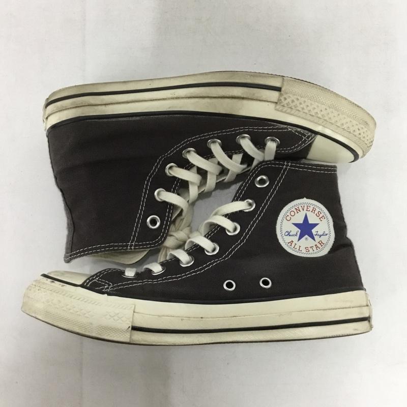 コンバース CONVERSE スニーカー スニーカー 1SC327 ALL STAR US COLORS HI 23.5cm 23.5cm ロゴ、文字 チャコールグレー / チャコールグレー /  レディース USED 古着 中古 10151276