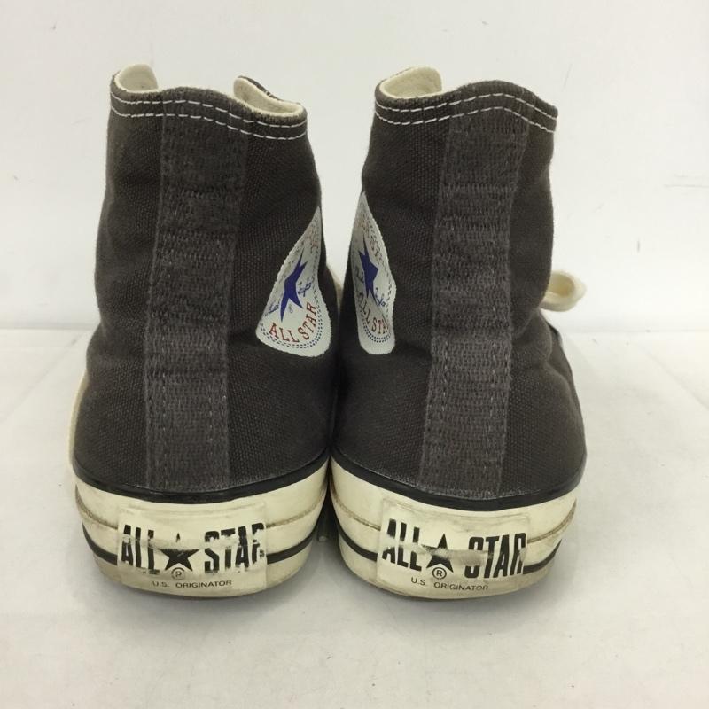 コンバース CONVERSE スニーカー スニーカー 1SC327 ALL STAR US COLORS HI 23.5cm 23.5cm ロゴ、文字 チャコールグレー / チャコールグレー /  レディース USED 古着 中古 10151276