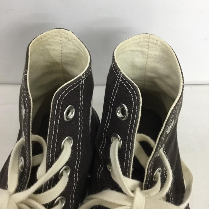 コンバース CONVERSE スニーカー スニーカー 1SC327 ALL STAR US COLORS HI 23.5cm 23.5cm ロゴ、文字 チャコールグレー / チャコールグレー /  レディース USED 古着 中古 10151276