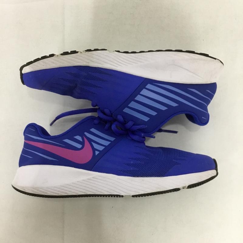 ナイキ NIKE スニーカー スニーカー 907257-403 スター ランナー 23cm 23.0cm ロゴ、文字 青 / ブルー /  レディース USED 古着 中古 10151280
