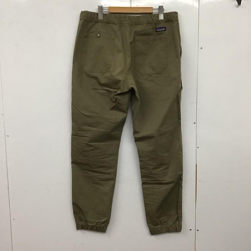 パタゴニア patagonia パンツ ワークパンツ、ペインターパンツ 56776fa23 ワイドパンツ ボトム L ロゴ、文字 カーキ / カーキ /  メンズ USED 古着 中古 10151281