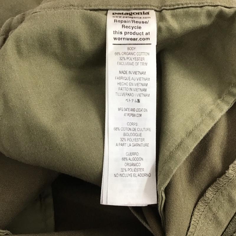 パタゴニア patagonia パンツ ワークパンツ、ペインターパンツ 56776fa23 ワイドパンツ ボトム L ロゴ、文字 カーキ / カーキ /  メンズ USED 古着 中古 10151281