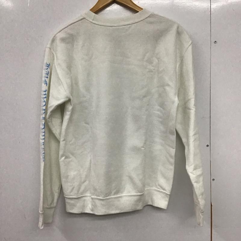 ハフ HUF トレーナー 長袖 長袖トレーナー スウェット クルーネック プルオーバー S プリント 白 / ホワイト /  メンズ USED 古着 中古 10151289