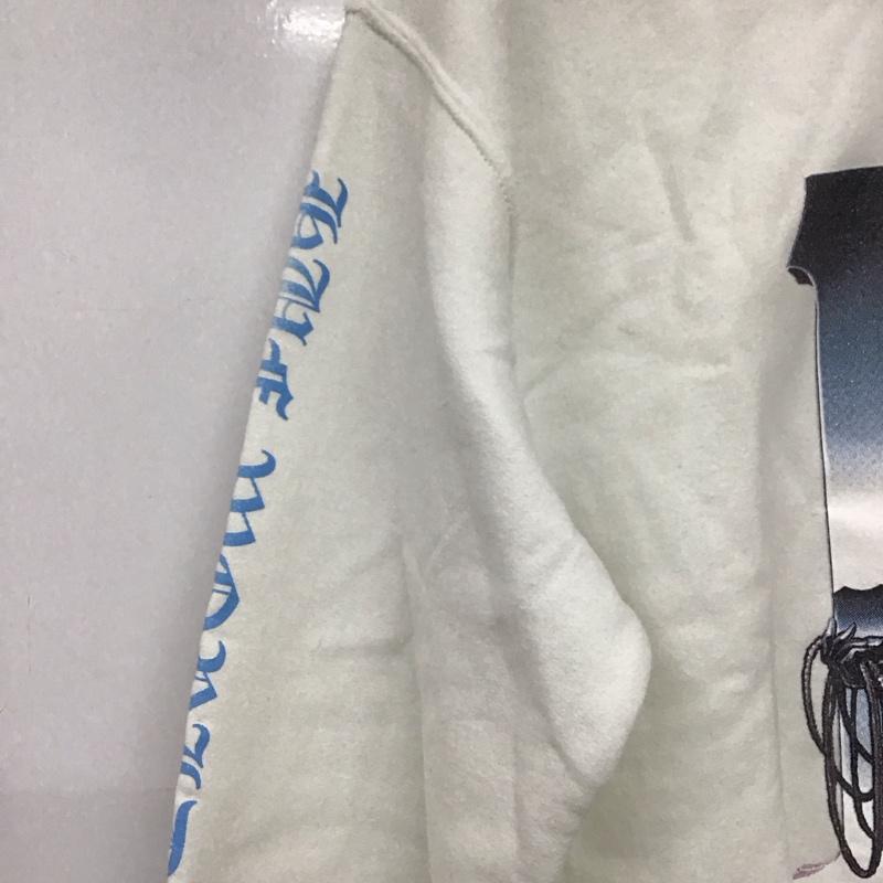 ハフ HUF トレーナー 長袖 長袖トレーナー スウェット クルーネック プルオーバー S プリント 白 / ホワイト /  メンズ USED 古着 中古 10151289