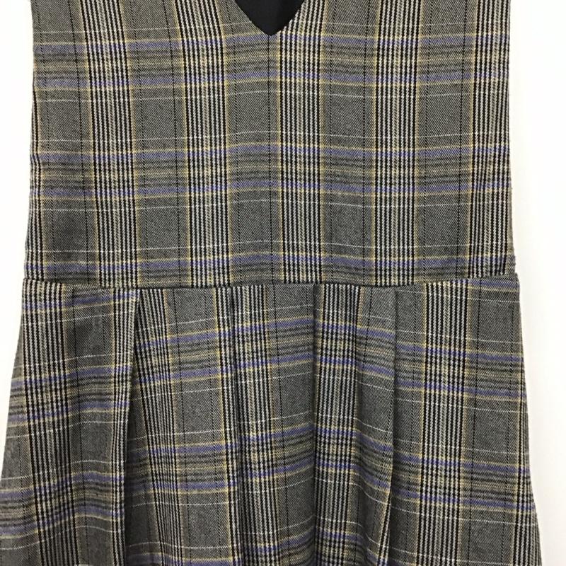 アルシーヴ archives ワンピース ロングスカート チェック マルチカラー / マルチカラー /  レディース USED 古着 中古 10151290