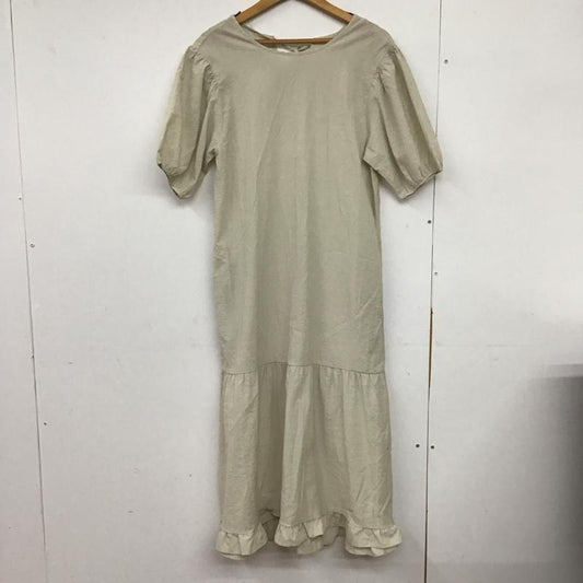 ローリーズファーム LOWRYS FARM ワンピース ロングスカート FREE 無地 ベージュ / ベージュ /  レディース USED 古着 中古 10151291