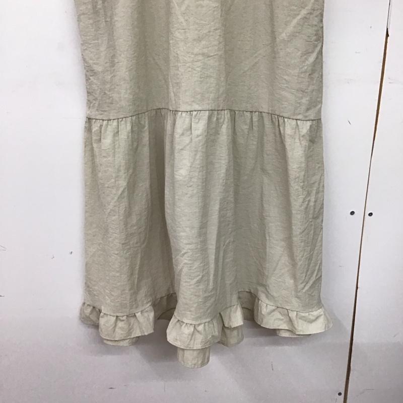 ローリーズファーム LOWRYS FARM ワンピース ロングスカート FREE 無地 ベージュ / ベージュ /  レディース USED 古着 中古 10151291