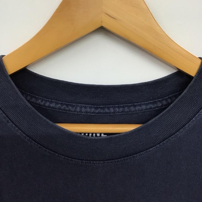 ブラックミーンズ blackmeans Tシャツ 半袖 半袖カットソー プリントTシャツ クルーネックカットソー mine 3 ロゴ、文字 紺 / ネイビー /  メンズ USED 古着 中古 10151295