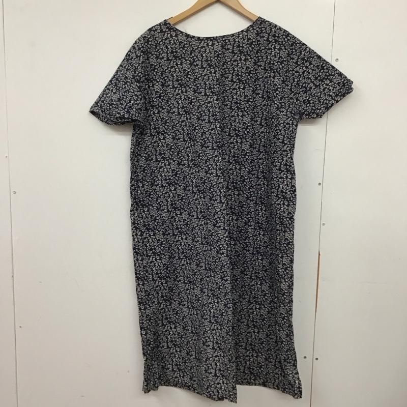 スタディオクリップ studio CLIP ワンピース ロングスカート M 総柄 紺 / ネイビー /  レディース USED 古着 中古 10151296