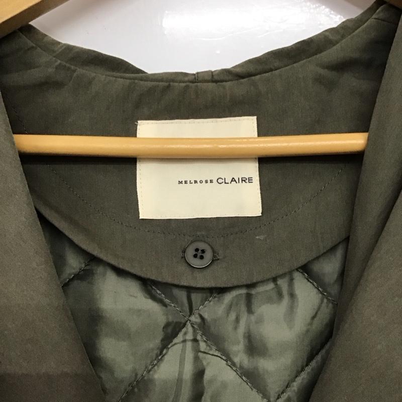 メルローズ クレール MELROSE claire コート コート一般 無地 カーキ / カーキ /  レディース USED 古着 中古 10151297