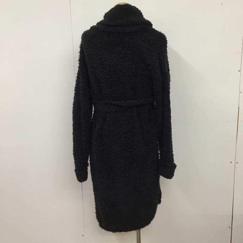 ジェラートピケ gelato pique コート コート一般 PMNT175932 カシミヤミックス黒ロングガウン L 無地 黒 / ブラック /  メンズ USED 古着 中古 10151299