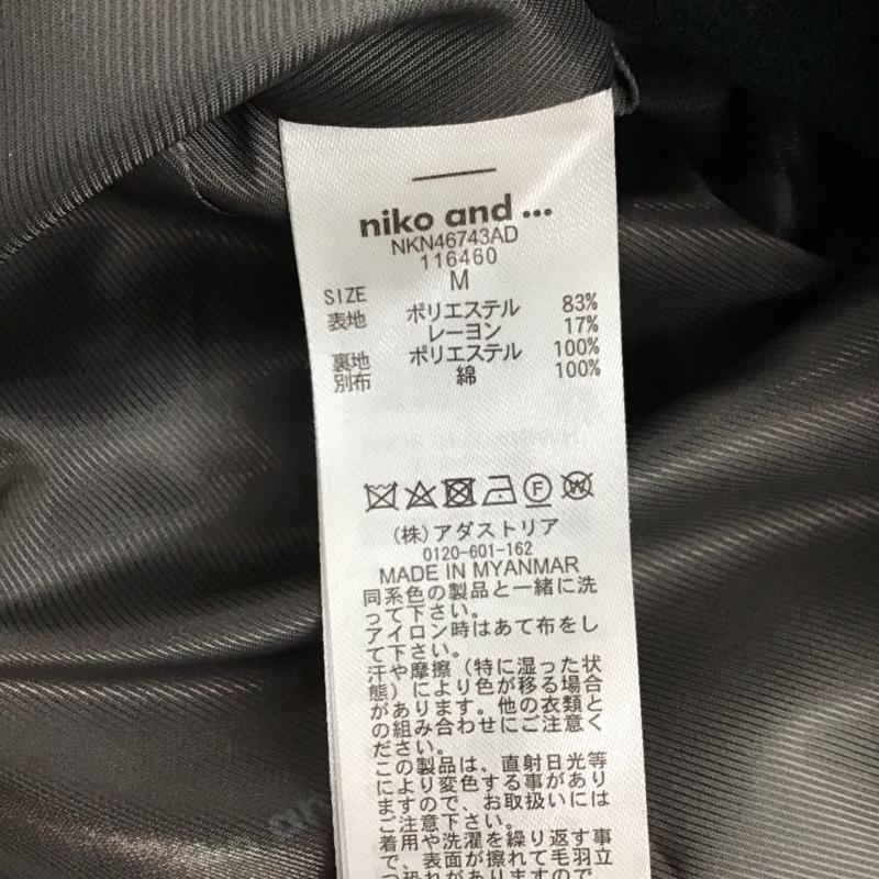 ニコアンド niko and... コート コート一般 NKN46743AD ウーリーテックステンロングコート M チェック マルチカラー / マルチカラー /  レディース USED 古着 中古 10151301