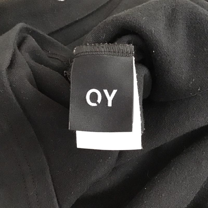 オーワイ OY カットソー 長袖 長袖カットソー プリントカットソー タートルネック ロゴ、文字 黒 / ブラック /  メンズ USED 古着 中古 10151302