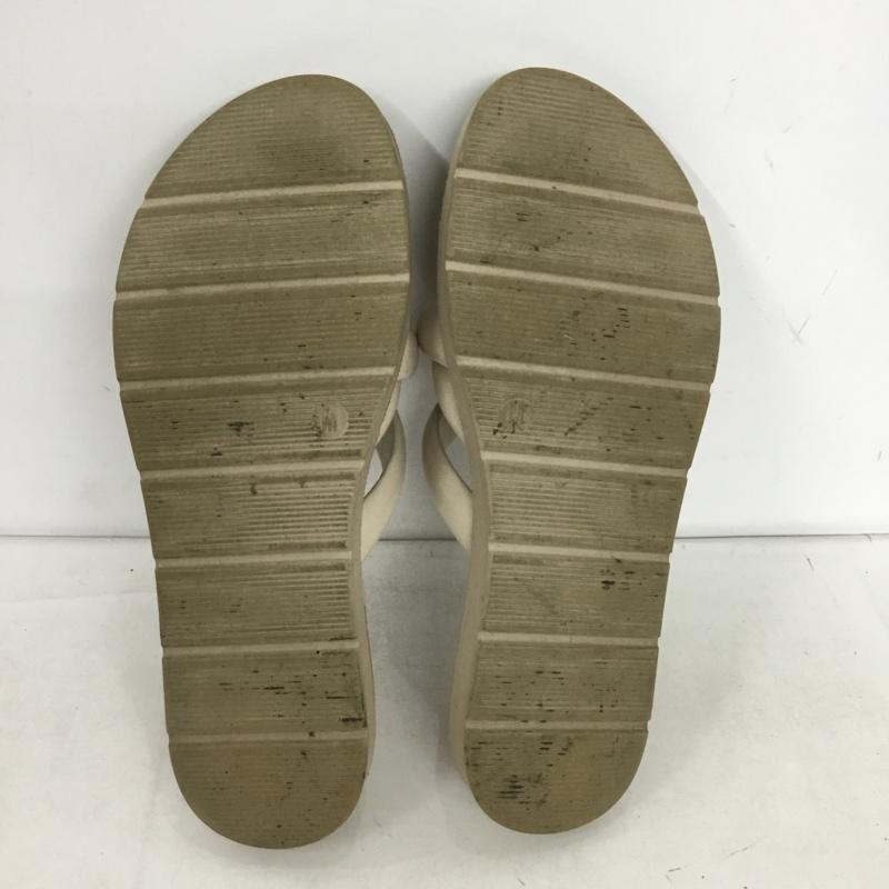 ニコアンド niko and... サンダル サンダル M 無地 ベージュ / ベージュ /  レディース USED 古着 中古 10151310