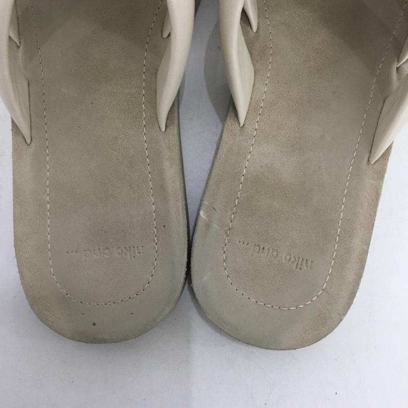 ニコアンド niko and... サンダル サンダル M 無地 ベージュ / ベージュ /  レディース USED 古着 中古 10151310