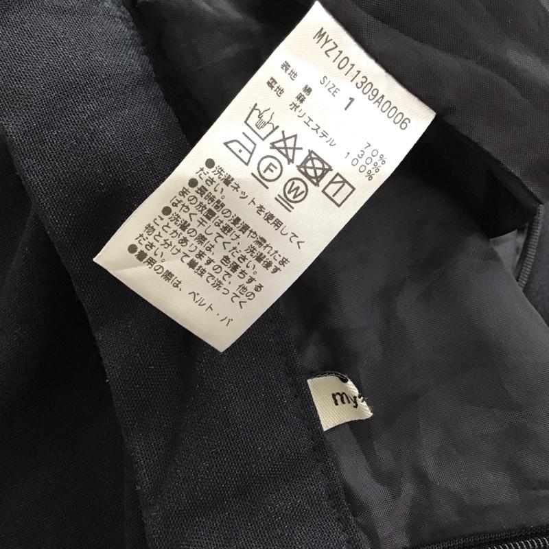 ミスティック mystic ワンピース ロングスカート MYZ1011309A0006 MYZ1011309A0006 1 無地 黒 / ブラック /  レディース USED 古着 中古 10151314