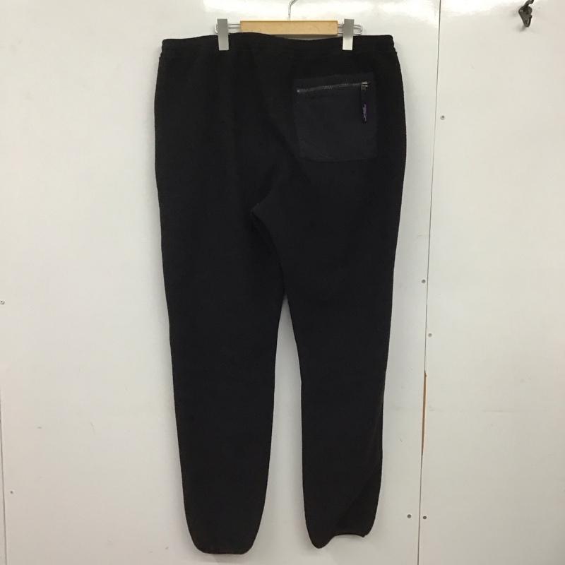 パタゴニア patagonia パンツ ワークパンツ、ペインターパンツ 21665 シンチラパンツ ワイドパンツ フリースパンツ XL ロゴ、文字 黒 / ブラック /  メンズ USED 古着 中古 10151316