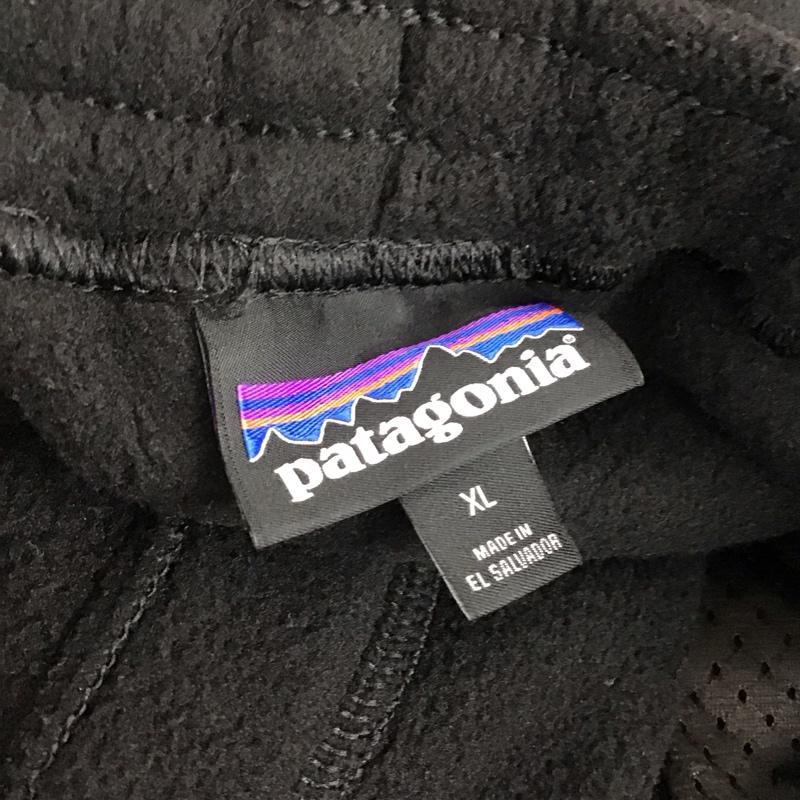 パタゴニア patagonia パンツ ワークパンツ、ペインターパンツ 21665 シンチラパンツ ワイドパンツ フリースパンツ XL ロゴ、文字 黒 / ブラック /  メンズ USED 古着 中古 10151316