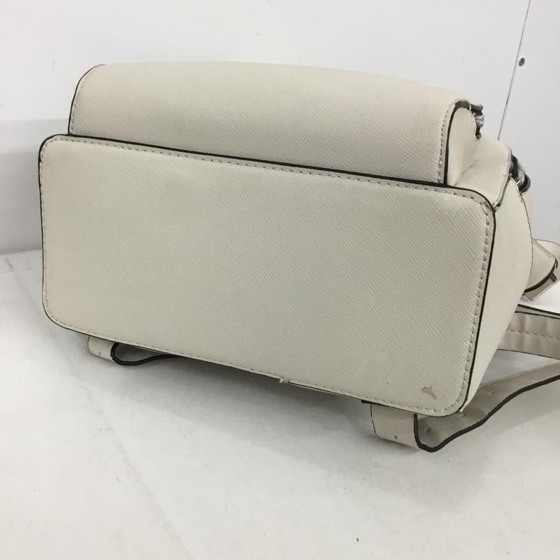 ザラベーシック ZARA BASIC リュックサック、デイパック リュックサック、デイバッグ 無地 アイボリー / アイボリー /  レディース USED 古着 中古 10151318