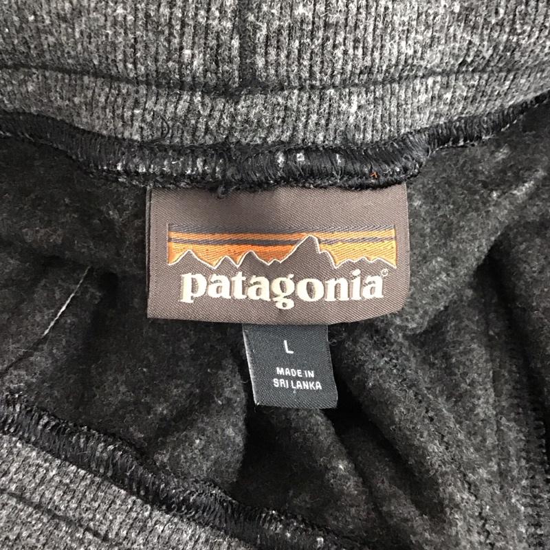 パタゴニア patagonia パンツ ワークパンツ、ペインターパンツ 21720sp23 スウェットパンツ L ロゴ、文字 ダークグレー / ダークグレー /  メンズ USED 古着 中古 10151322