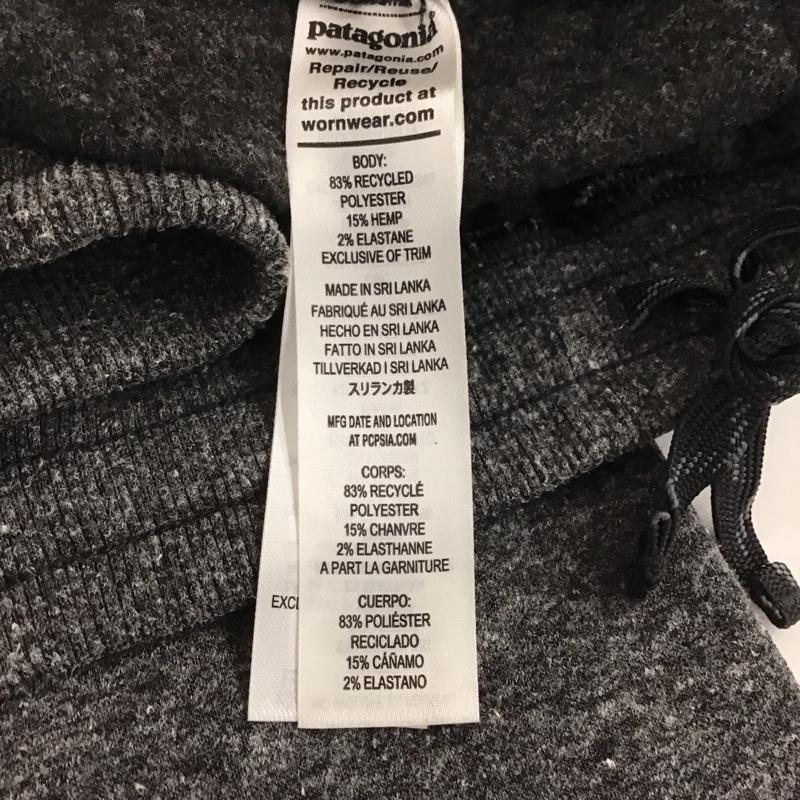 パタゴニア patagonia パンツ ワークパンツ、ペインターパンツ 21720sp23 スウェットパンツ L ロゴ、文字 ダークグレー / ダークグレー /  メンズ USED 古着 中古 10151322