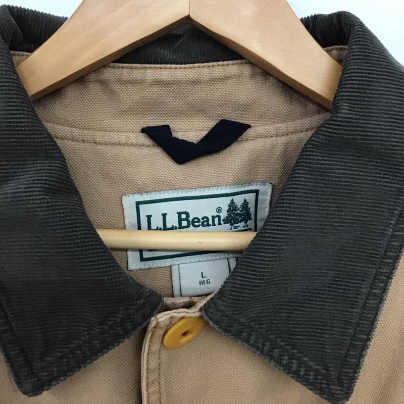 エルエルビーン L.L.Bean ジャケット、上着 ジャンパー、ブルゾン 187059 オリジナルフィールドコート アウター L ロゴ、文字 ベージュ / ベージュ /  メンズ USED 古着 中古 10151329