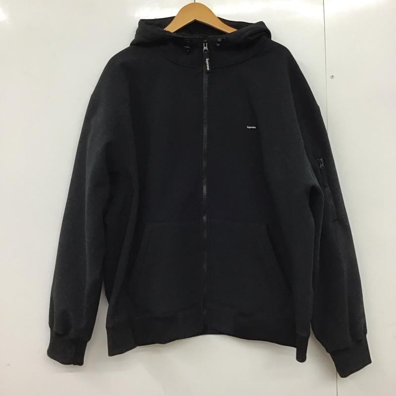シュプリーム Supreme パーカー 長袖 2023年秋冬 ZipUpHoodedSweatshirt ジップアップパーカー XL ロゴ、文字 黒 / ブラック /  メンズ USED 古着 中古 10151331