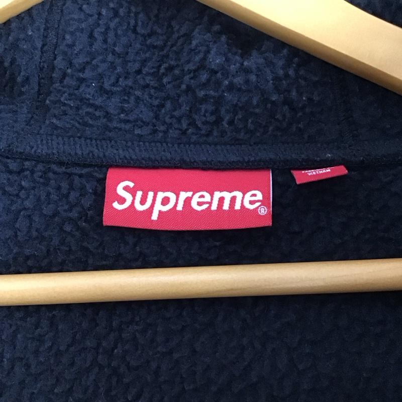 シュプリーム Supreme パーカー 長袖 2023年秋冬 ZipUpHoodedSweatshirt ジップアップパーカー XL ロゴ、文字 黒 / ブラック /  メンズ USED 古着 中古 10151331