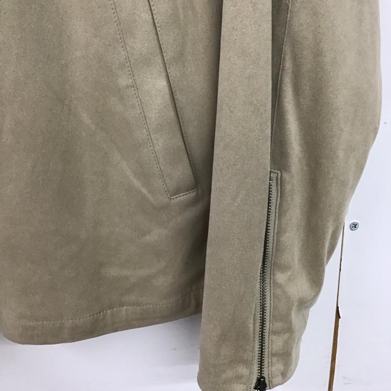 ドアーズ DOORS ジャケット、上着 ジャンパー、ブルゾン ジップアップジャケット アウター カラージャケット 38 無地 ベージュ / ベージュ /  メンズ USED 古着 中古 10151336