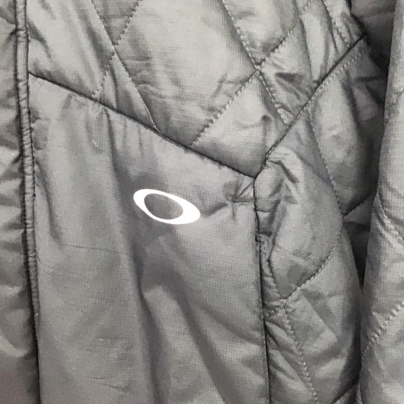 オークリー OAKLEY ジャケット、上着 ジャンパー、ブルゾン ジップアップジャケット ナイロンジャケット アウター キルティング S ロゴ、文字 紺 / ネイビー /  メンズ USED 古着 中古 10151341